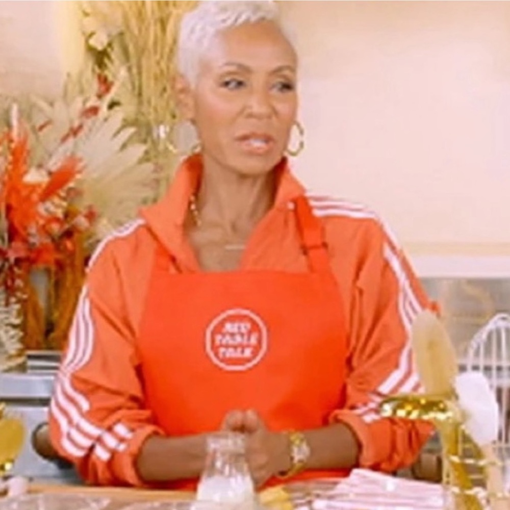 ADIDAS ORANGE LOGO LOCK UP TRACK JACKET